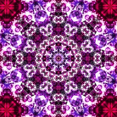 Kusursuz soyut kare deseni. Etnik desen.