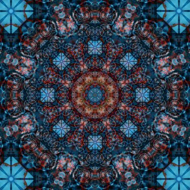 Kusursuz soyut kare deseni. Etnik desen.