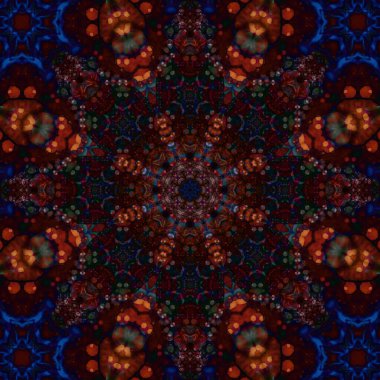 Kusursuz soyut kare deseni. Etnik desen.