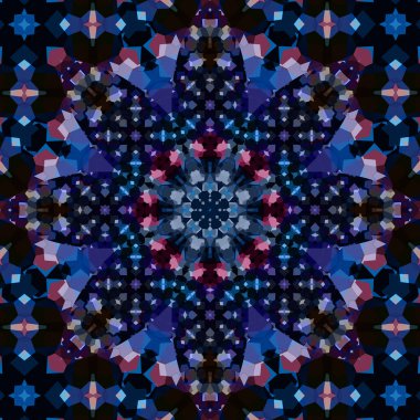 Kusursuz soyut kare deseni. Etnik desen.