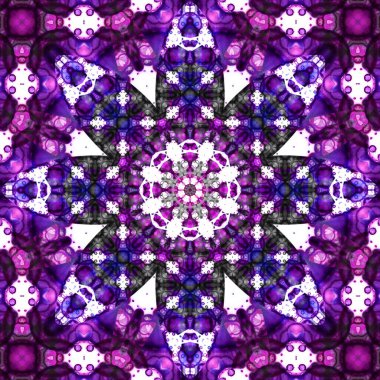 Kusursuz soyut kare deseni. Etnik desen.