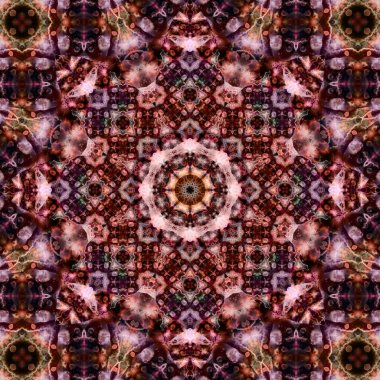 Kusursuz soyut kare deseni. Etnik desen.