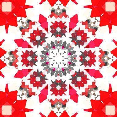 Kusursuz soyut kare deseni. Etnik desen.