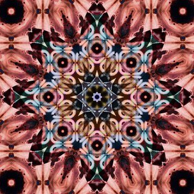 Kusursuz soyut kare deseni. Etnik desen.