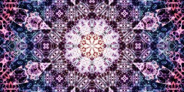 Banner pürüzsüz desen. Sanat dokusu