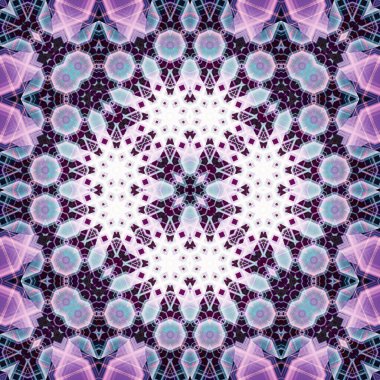 Kusursuz kare simetrik desen. Sanat dokusu. mandala