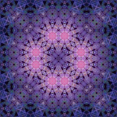 Kusursuz kare simetrik desen. Sanat dokusu. mandala