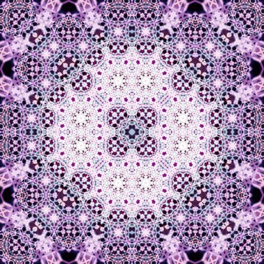 Kusursuz kare simetrik desen. Sanat dokusu. mandala