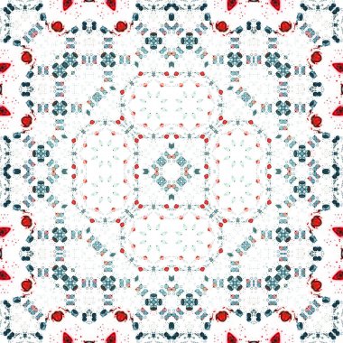 Kusursuz kare simetrik desen. Sanat dokusu. mandala