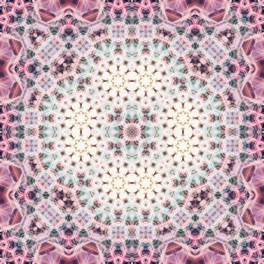 Kusursuz kare simetrik desen. Sanat dokusu. mandala