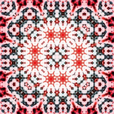 Kusursuz kare simetrik desen. Sanat dokusu. mandala