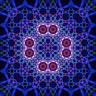 Kusursuz kare simetrik desen. Sanat dokusu. mandala