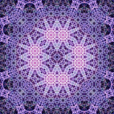 Kusursuz kare simetrik desen. Sanat dokusu. mandala