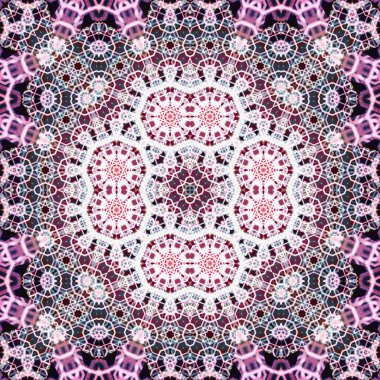 Kusursuz kare simetrik desen. Sanat dokusu. mandala