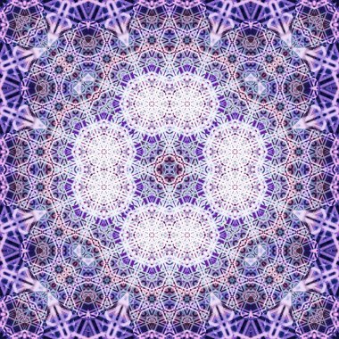 Kusursuz kare simetrik desen. Sanat dokusu. mandala