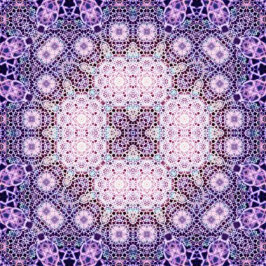 Kusursuz kare simetrik desen. Sanat dokusu. mandala