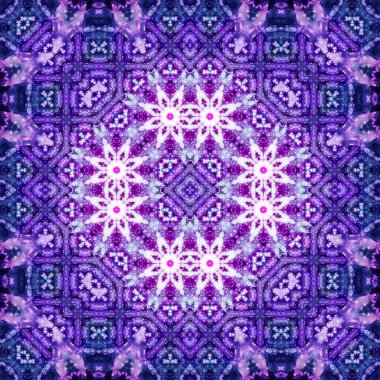 Kusursuz kare simetrik desen. Sanat dokusu. mandala