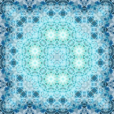 Kusursuz kare simetrik desen. Sanat dokusu. mandala