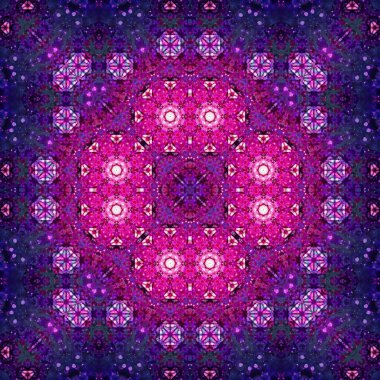 Kusursuz kare simetrik desen. Sanat dokusu. mandala