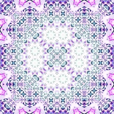 Kusursuz kare simetrik desen. Sanat dokusu. mandala