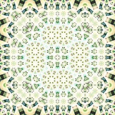 Kusursuz kare simetrik desen. Sanat dokusu. mandala