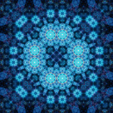 Kusursuz kare simetrik desen. Sanat dokusu. mandala