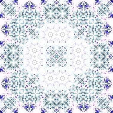 Kusursuz kare simetrik desen. Sanat dokusu. mandala