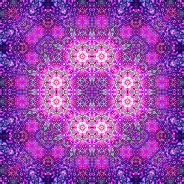 Kusursuz kare simetrik desen. Sanat dokusu. mandala