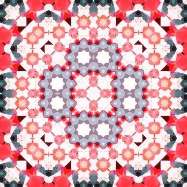 Kusursuz kare simetrik desen. Sanat dokusu. mandala