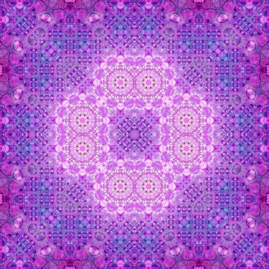 Kusursuz kare simetrik desen. Sanat dokusu. mandala