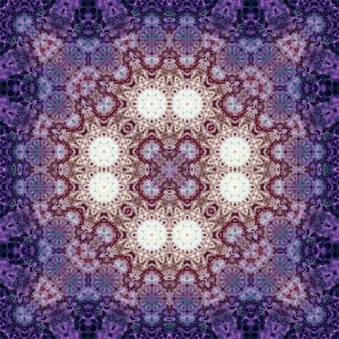 Kusursuz kare simetrik desen. Sanat dokusu. mandala