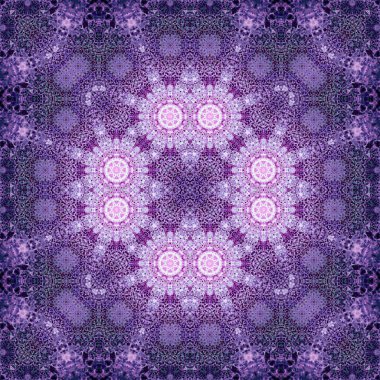 Kusursuz kare simetrik desen. Sanat dokusu. mandala