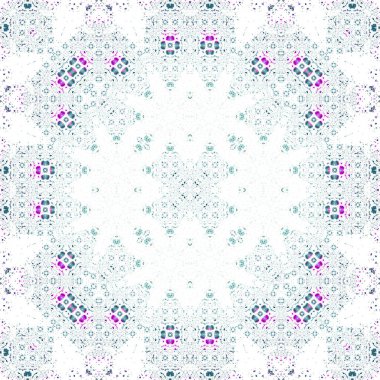 Kusursuz kare simetrik desen. Sanat dokusu. mandala