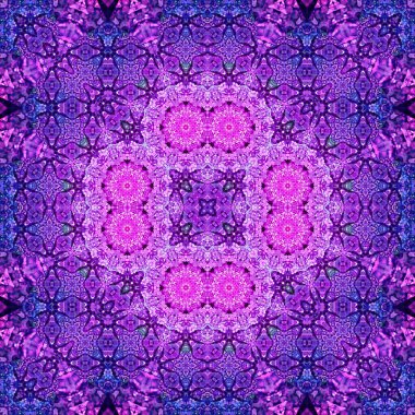 Kusursuz kare simetrik desen. Sanat dokusu. mandala