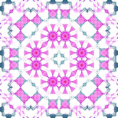 Kusursuz kare simetrik desen. Sanat dokusu. mandala