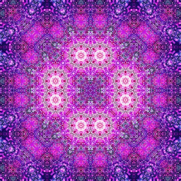 Kusursuz kare simetrik desen. Sanat dokusu. mandala