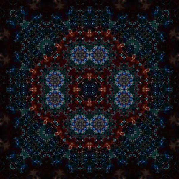 Kusursuz kare simetrik desen. Sanat dokusu. mandala