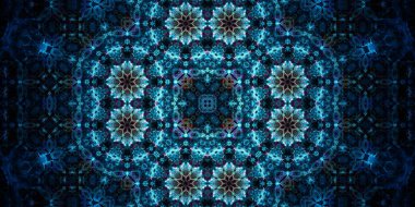 Kusursuz geniş desenler. Sanat dokusu simetriktir