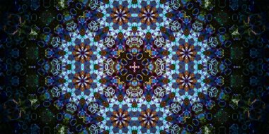 Kusursuz geniş desenler. Sanat dokusu simetriktir