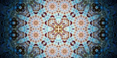 Kusursuz geniş desenler. Sanat dokusu simetriktir