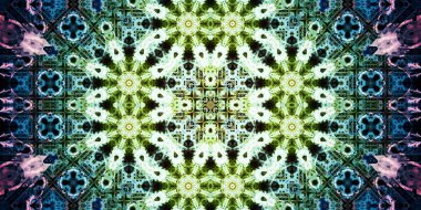 Kusursuz geniş desenler. Sanat dokusu simetriktir