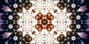 Kusursuz geniş desenler. Sanat dokusu simetriktir