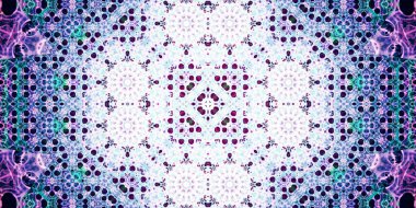 Kusursuz geniş desenler. Sanat dokusu simetriktir