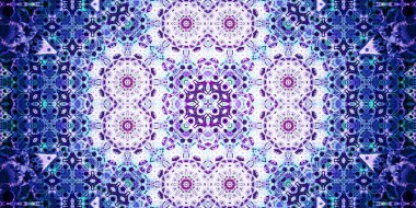 Kusursuz geniş desenler. Sanat dokusu simetriktir