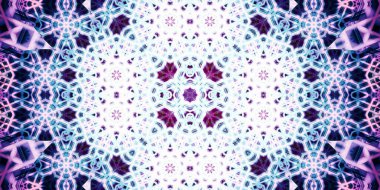 Kusursuz geniş desenler. Sanat dokusu simetriktir