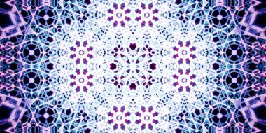 Kusursuz geniş desenler. Sanat dokusu simetriktir