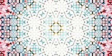 Kusursuz geniş desenler. Sanat dokusu simetriktir