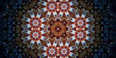 Kusursuz geniş desenler. Sanat dokusu simetriktir