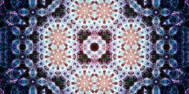 Kusursuz geniş desenler. Sanat dokusu simetriktir