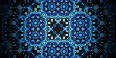 Kusursuz geniş desenler. Sanat dokusu simetriktir